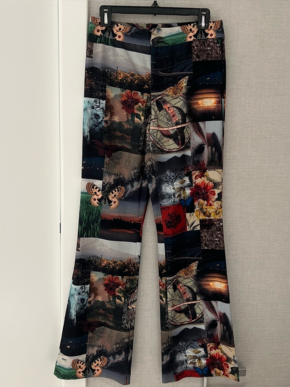 Alice + Olivia Livi Printed Trousers- Size 4; Excellent Condition